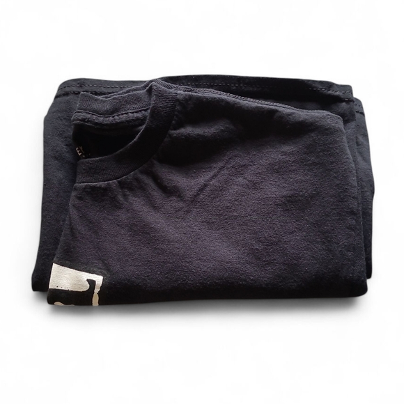 Women's Obey Tee Shirt Black Cotton Medium "Obey Records" - Picture 7 of 8